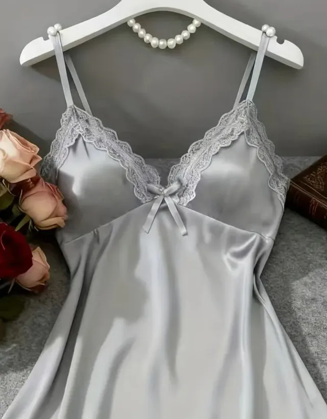 Completo intimo seta pizzo