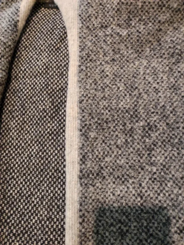 Mantella poncho lana taglia unica