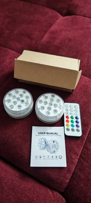 Lámparas LED Sumergibles Nuevas con Mando