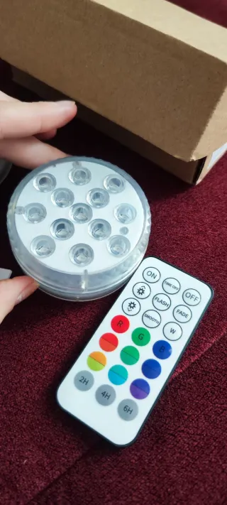 Lámparas LED Sumergibles Nuevas con Mando