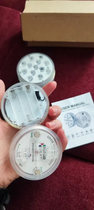 Lámparas LED Sumergibles Nuevas con Mando