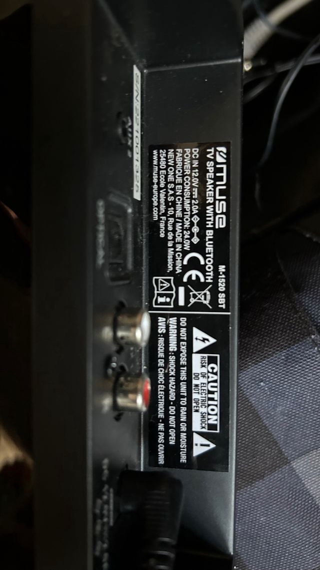 Barra de Sonido Negra *NEGOCIABLE*