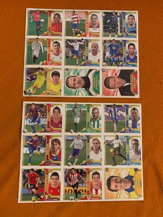 Cromos Liga Este Invierno 11/12 lote de 18 cromos