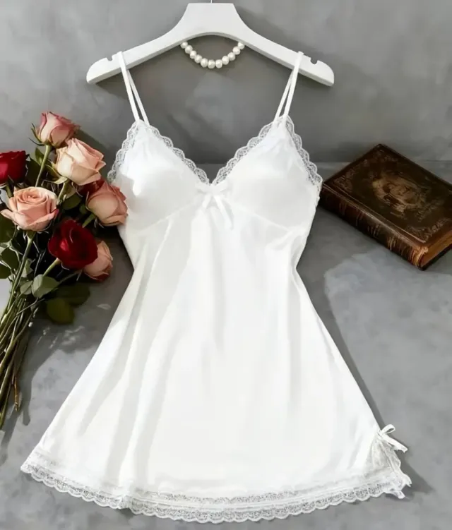 Completo intimo bianco pizzo