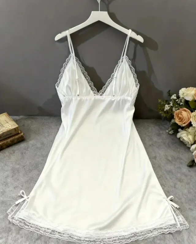 Completo intimo bianco pizzo