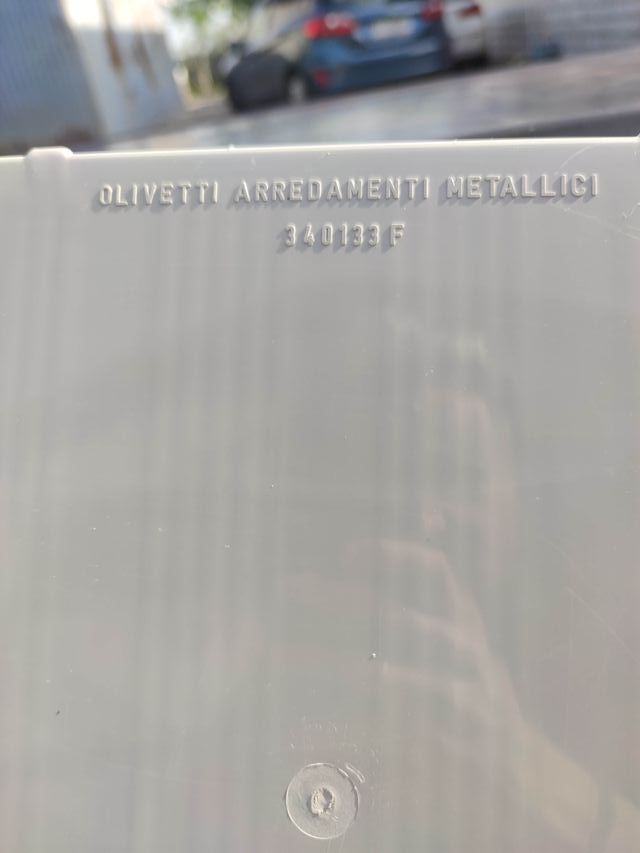 Tavolo dattilo Olivetti serie Arco