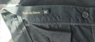 Pantalones Pedro del Hierro Talla 52 Azul Marino