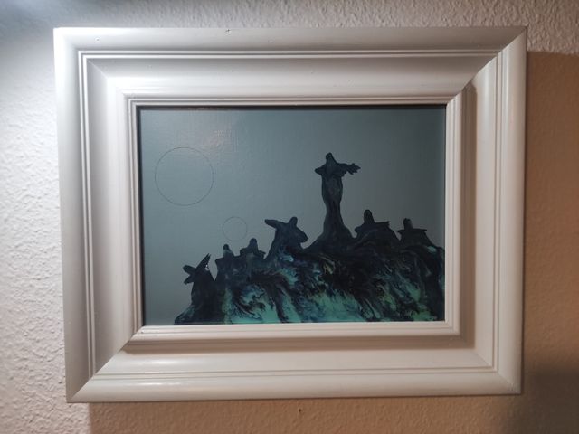 Cuadros Alfredo Hernandez, set de 3 piezas