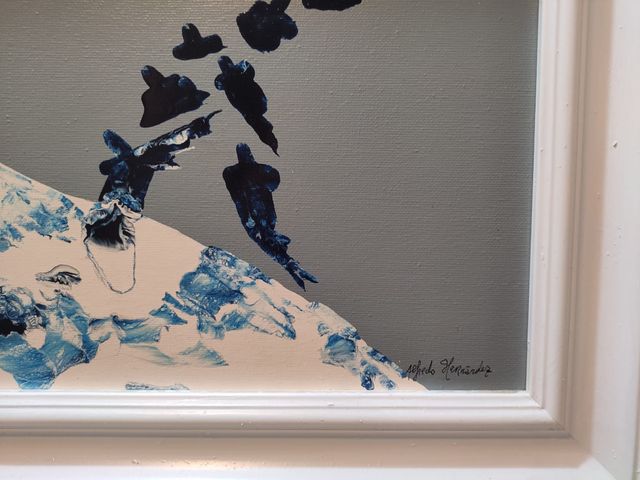 Cuadros Alfredo Hernandez, set de 3 piezas