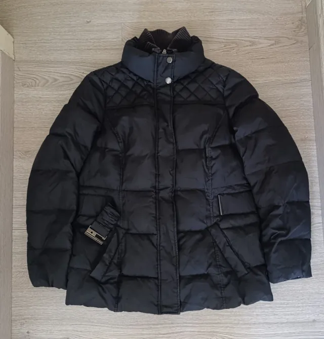Chaqueta Puffer Negra Vintage 90s