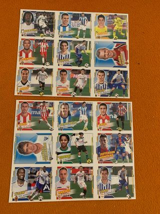 Cromos Liga Este 10/11 Mercado Invierno lote de 18