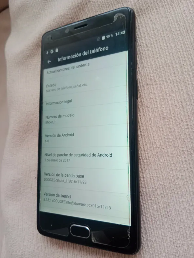 Móvil Doogee Shoot 1 Negro