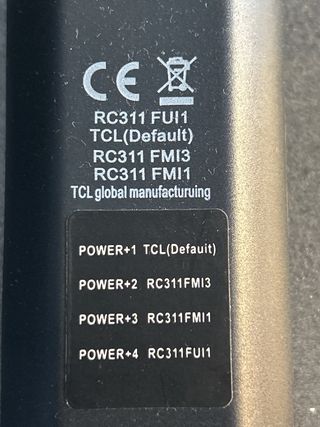 Mando a distancia TV Thomson RM-L1330 y TCL