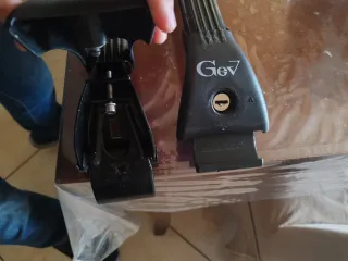 Barre portapacchi Panda con rail chiusi