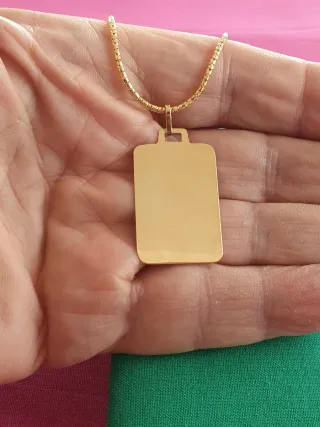 Placa de Oro 18kl