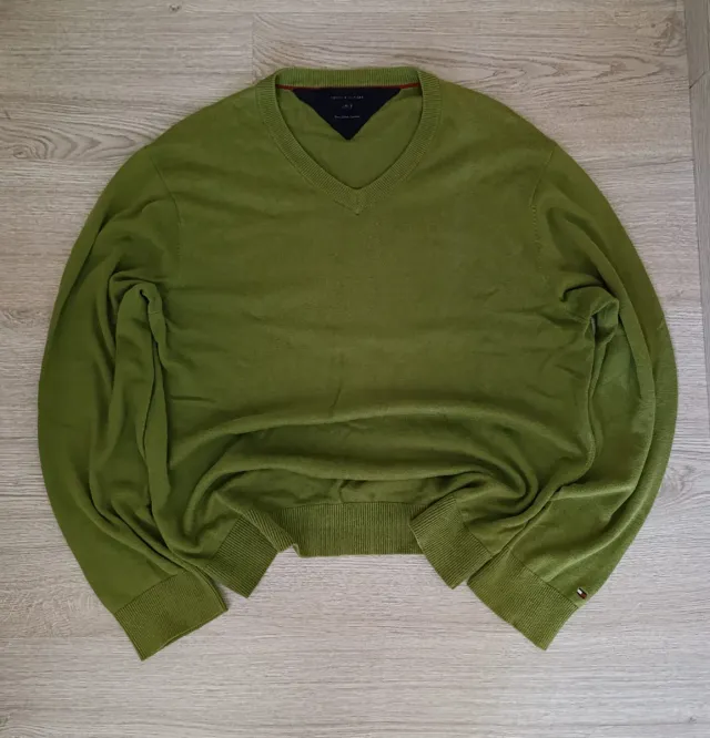 Tommy Hilfiger Jersey Verde Talla L