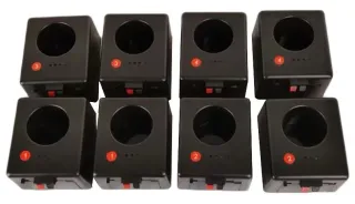 Valigetta 8 pezzi fontane fredde telecomandate