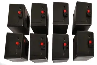 Valigetta 8 pezzi fontane fredde telecomandate