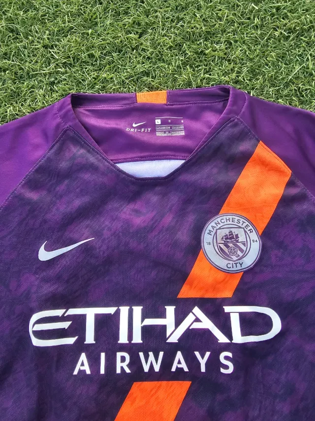 Camiseta Manchester City Niño Talla L (12-13 años)