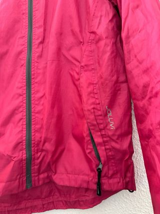 Cortavientos mujer rosa talla XS