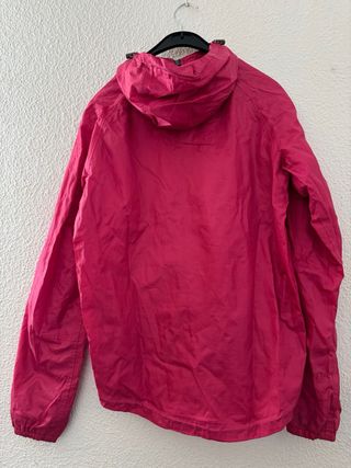 Cortavientos mujer rosa talla XS