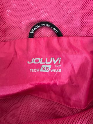 Cortavientos mujer rosa talla XS