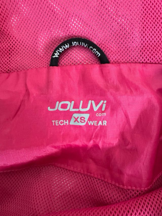 Cortavientos mujer rosa talla XS