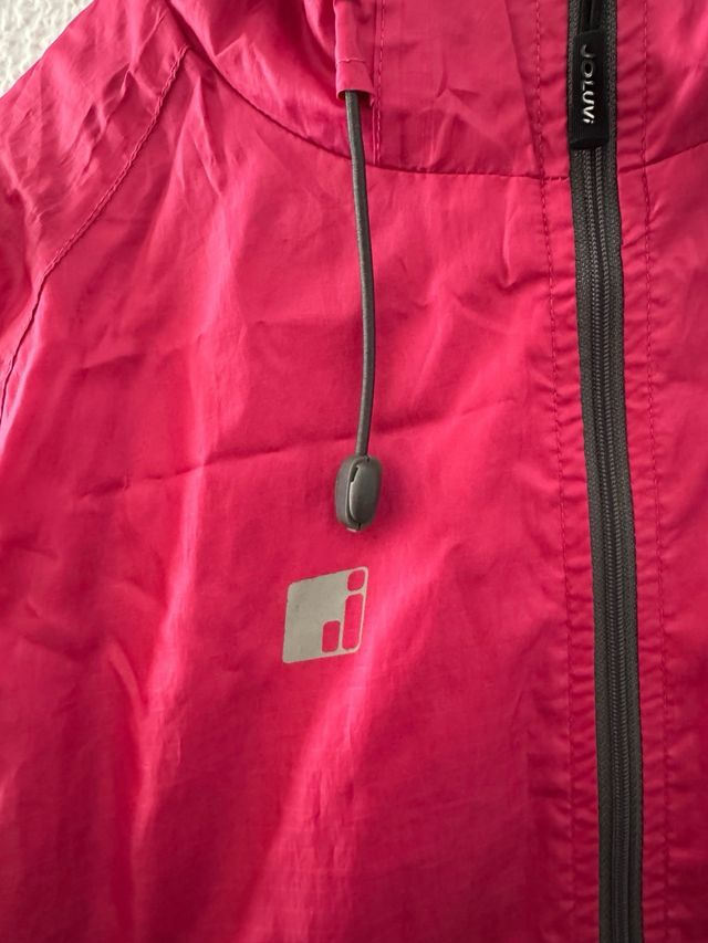 Cortavientos mujer rosa talla XS