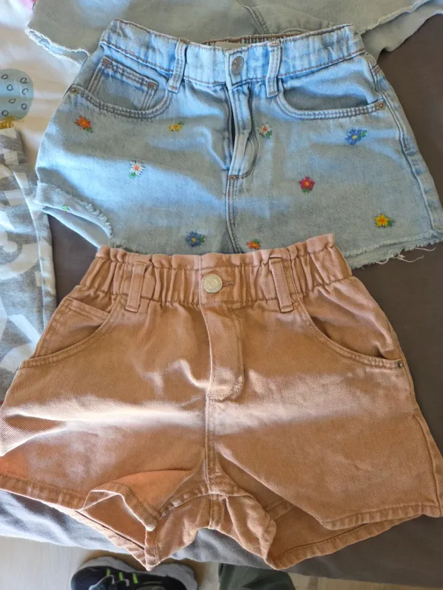 Lote pantalones cortos niña
