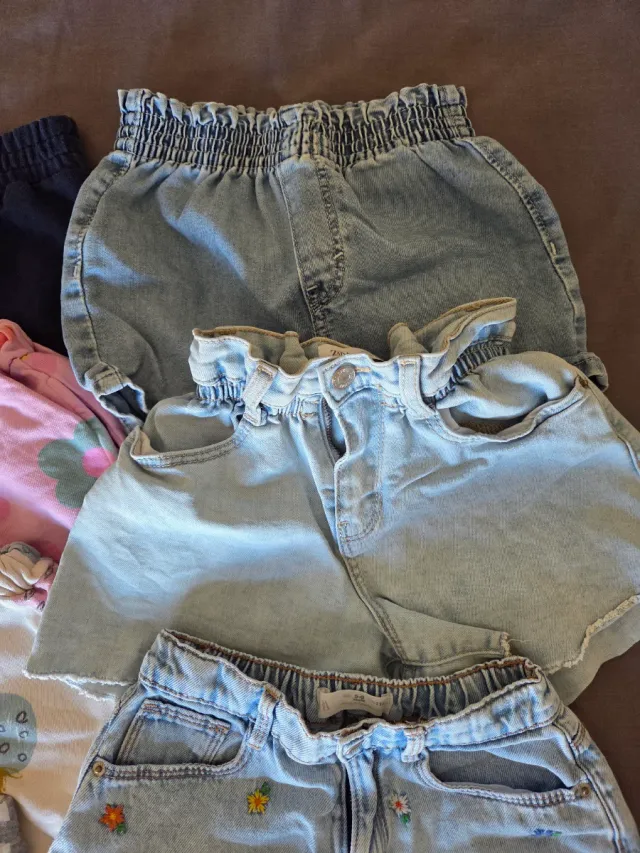 Lote pantalones cortos niña
