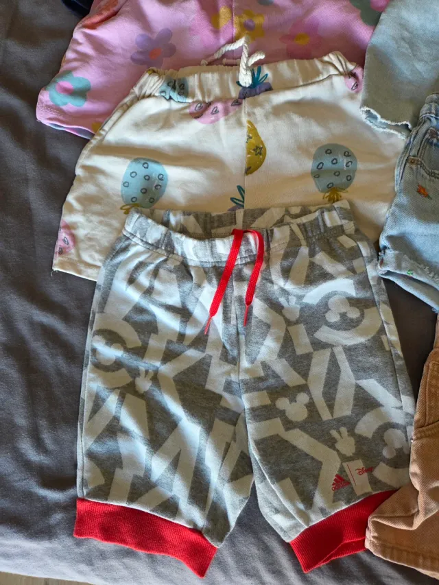 Lote pantalones cortos niña