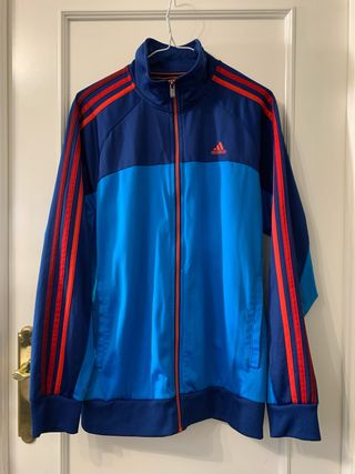 Conjunto Chándal Adidas Talla M Azul/Rojo