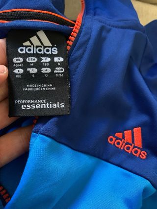 Conjunto Chándal Adidas Talla M Azul/Rojo