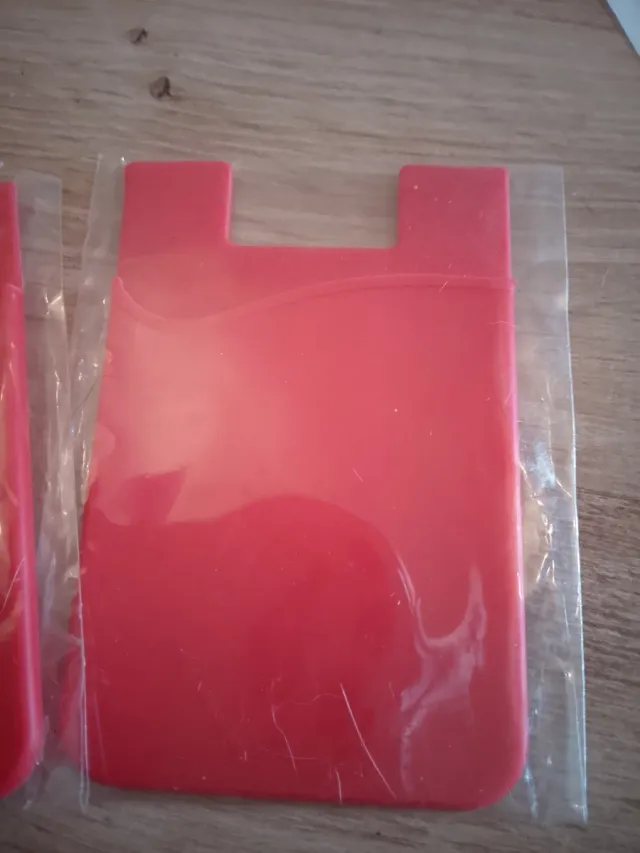 Portadocumenti per cellulare rosso