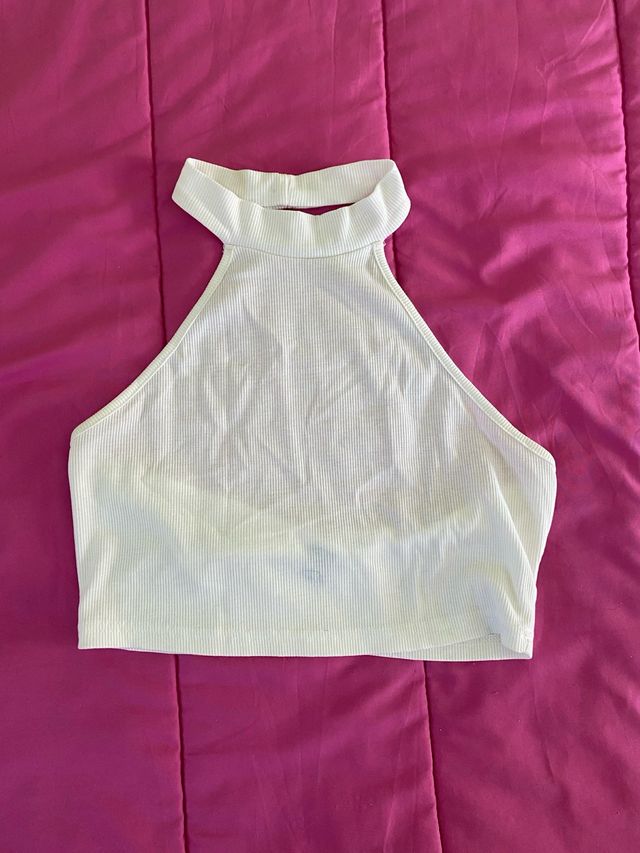 Top halter blanco