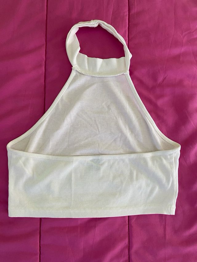Top halter blanco