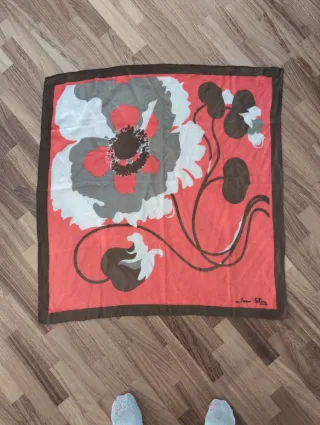 Foulard Jean Patou floreale