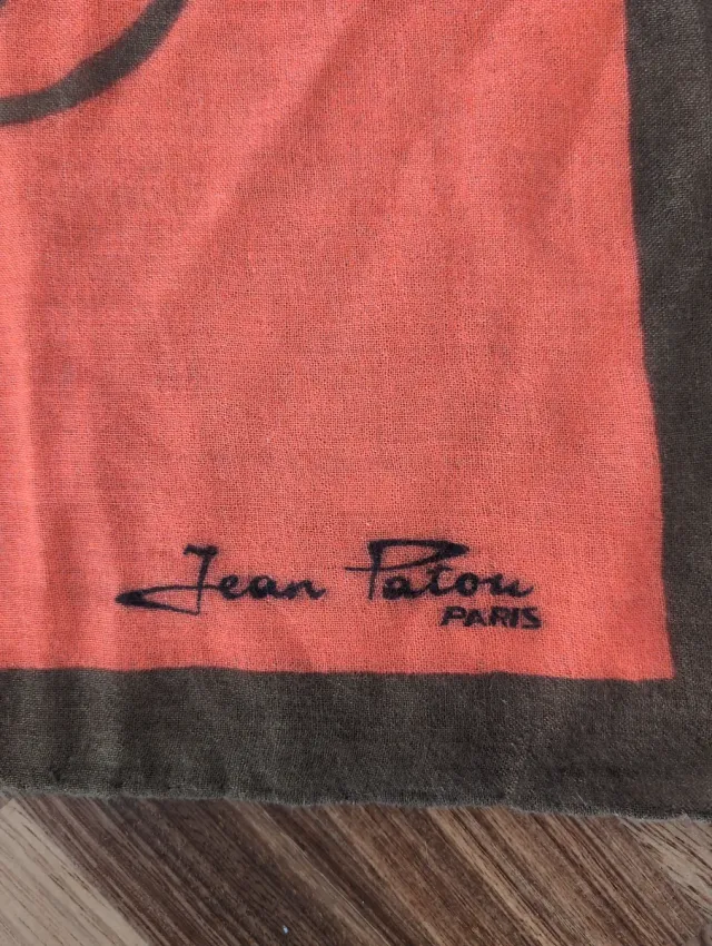 Foulard Jean Patou floreale