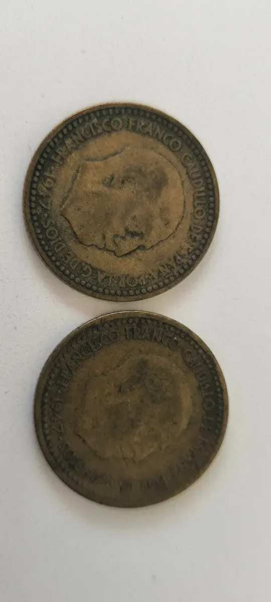 Pesetas España 1947, 1953, 1963