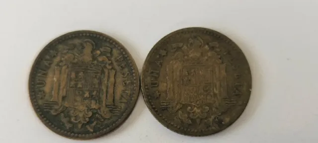 Pesetas España 1947, 1953, 1963