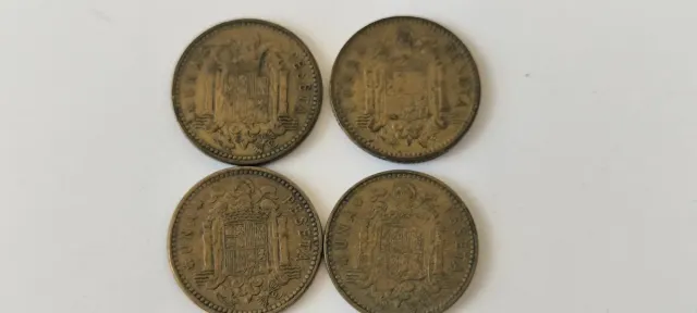 Pesetas España 1947, 1953, 1963