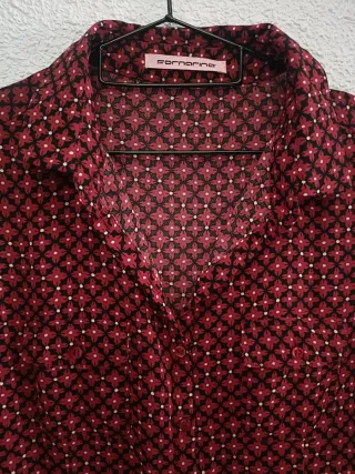 Vestido Fornarina invierno dos tejidos talla L