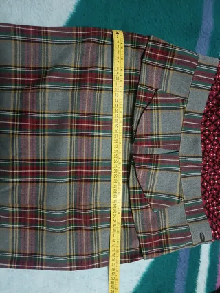 Vestido Fornarina invierno dos tejidos talla L