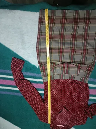 Vestido Fornarina invierno dos tejidos talla L