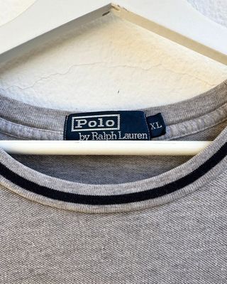 Polo Ralph Lauren Manga Larga Gris XL