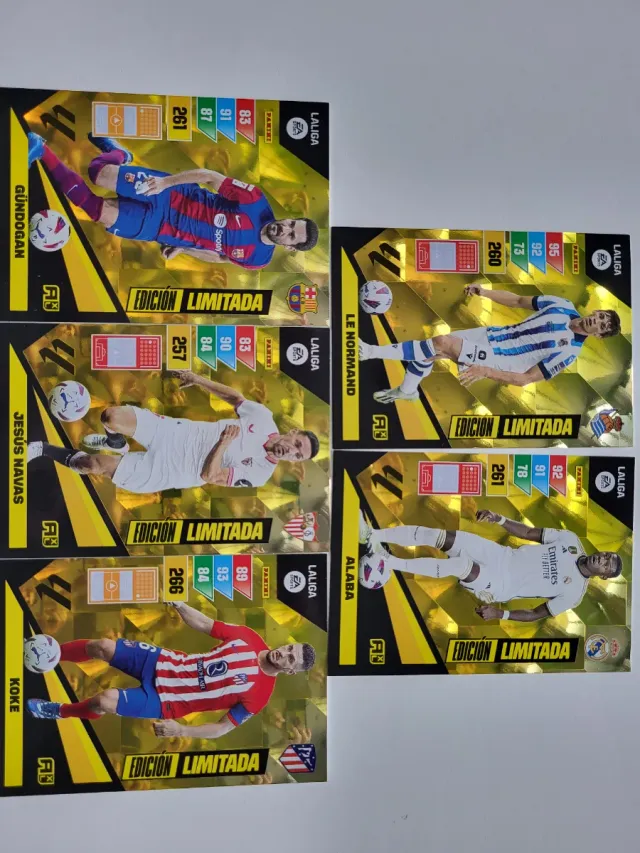 Lote 5 Cromos Edición Limitada LaLiga 23-24
