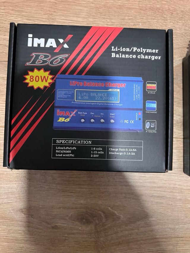 Cargador iMAX B6 80W Li-Po Balance