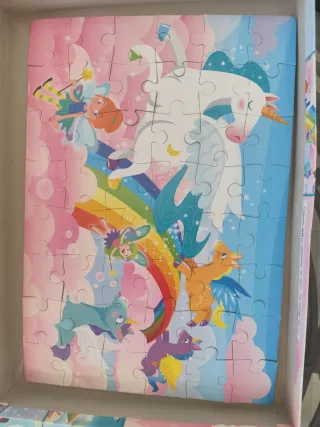 3 Puzzles  Unicornios Clementoni