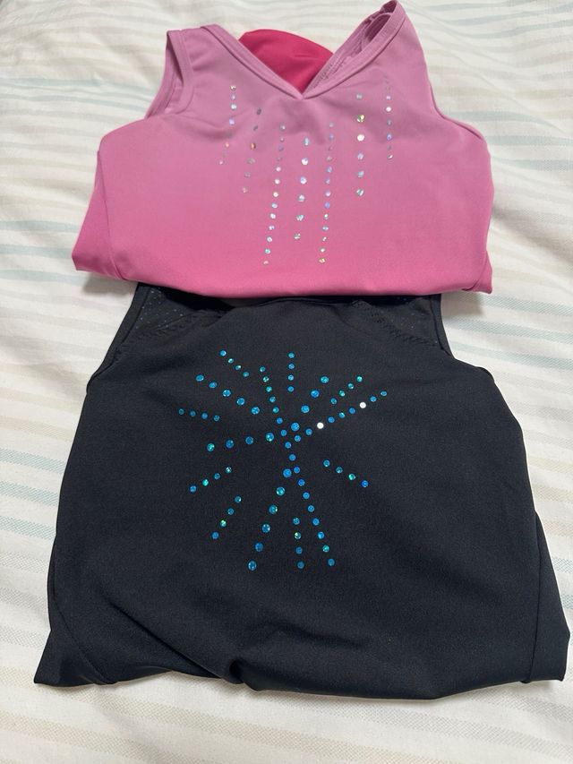 Lote 2 Maillots Gimnasia Decathlon 4-5 años