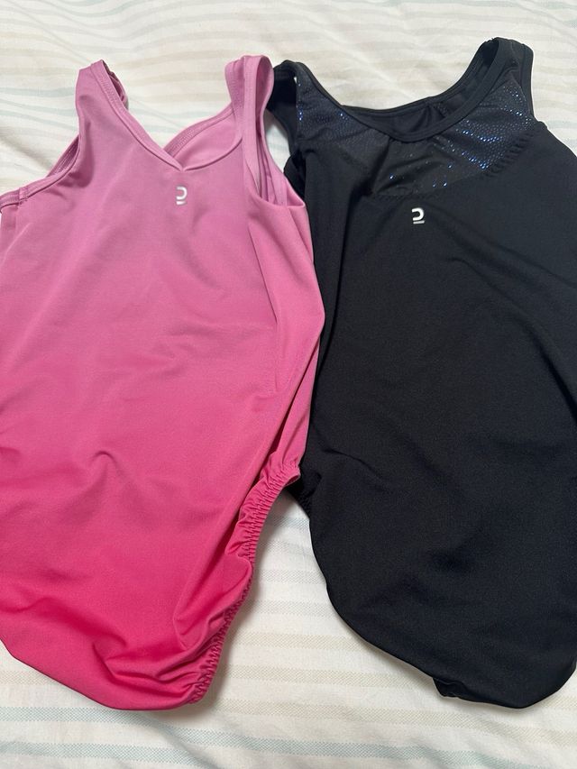 Lote 2 Maillots Gimnasia Decathlon 4-5 años